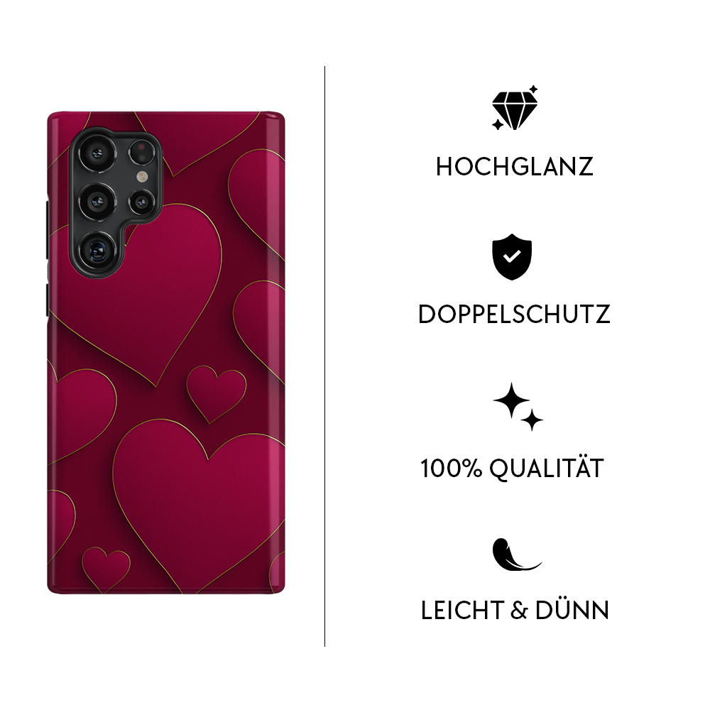 "Fuchsia Flame" - Samsung Handyhülle