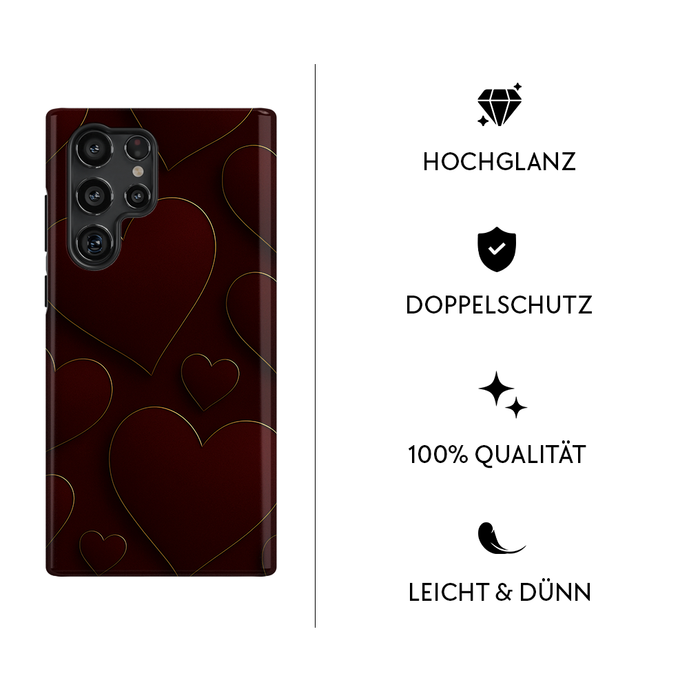 "Wine Hearted" - Samsung Handyhülle