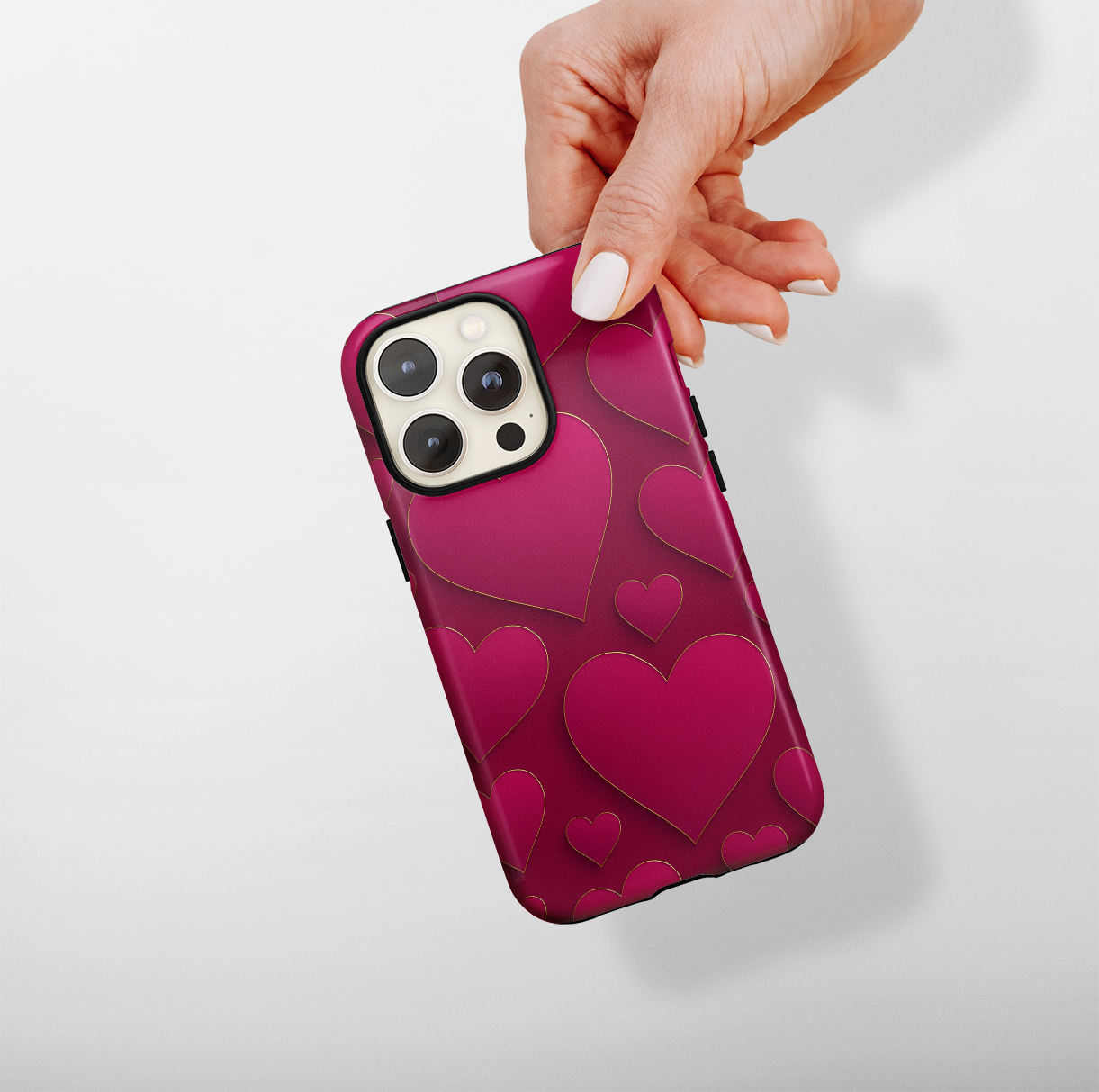 "Fuchsia Flame" - iPhone Handyhülle