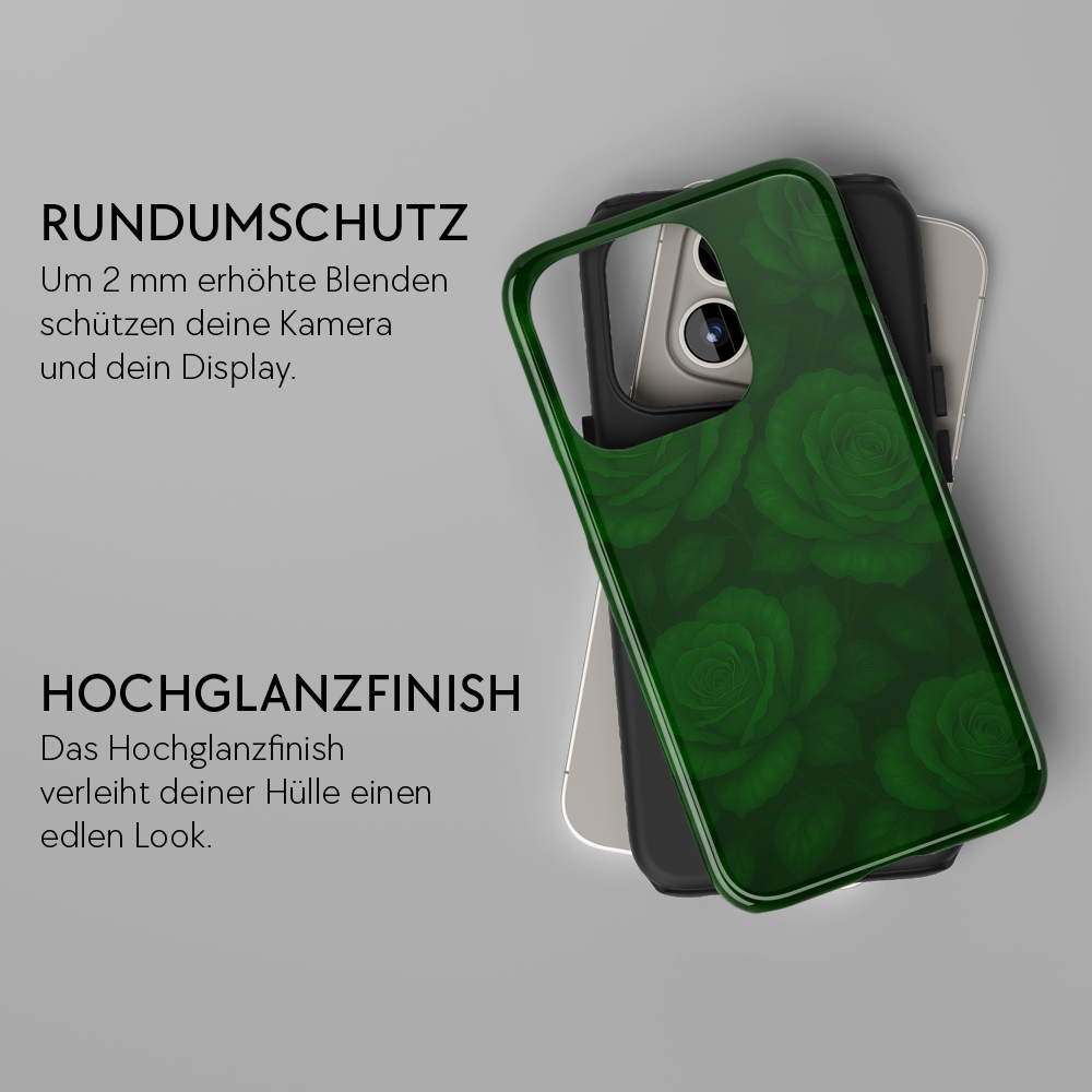"Emerald Bloom" - iPhone Handyhülle