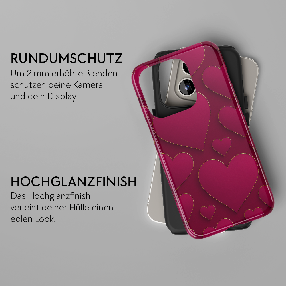 "Fuchsia Flame" - iPhone Handyhülle