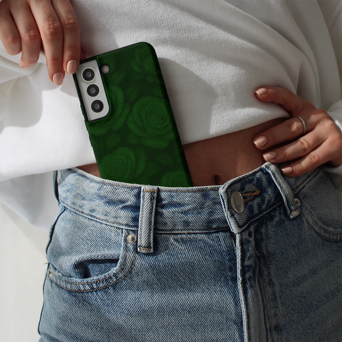"Emerald Bloom" - Samsung Handyhülle