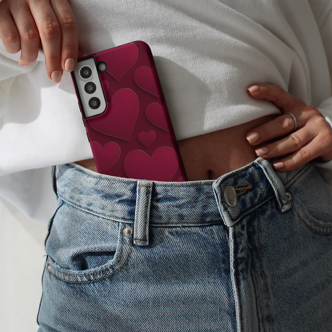 "Fuchsia Flame" - Samsung Handyhülle