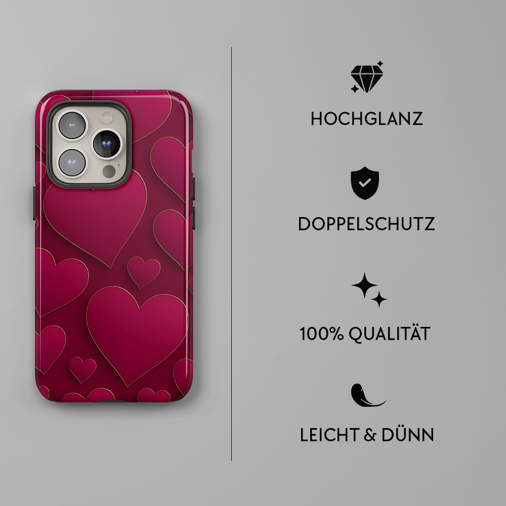"Fuchsia Flame" - iPhone Handyhülle