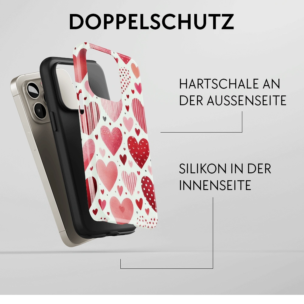 "Hearts" - iPhone Handyhülle
