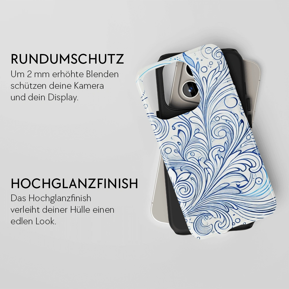 "Azure Whirlwind" - iPhone Handyhülle