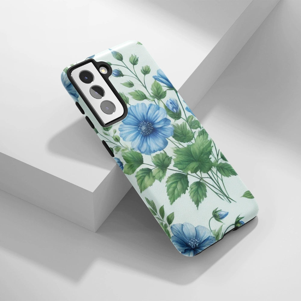 "Blue Blossom" - Samsung Handyhülle