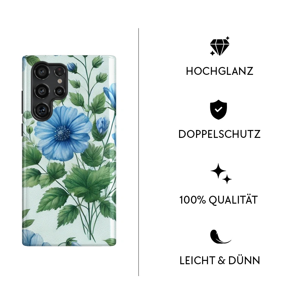 "Blue Blossom" - Samsung Handyhülle