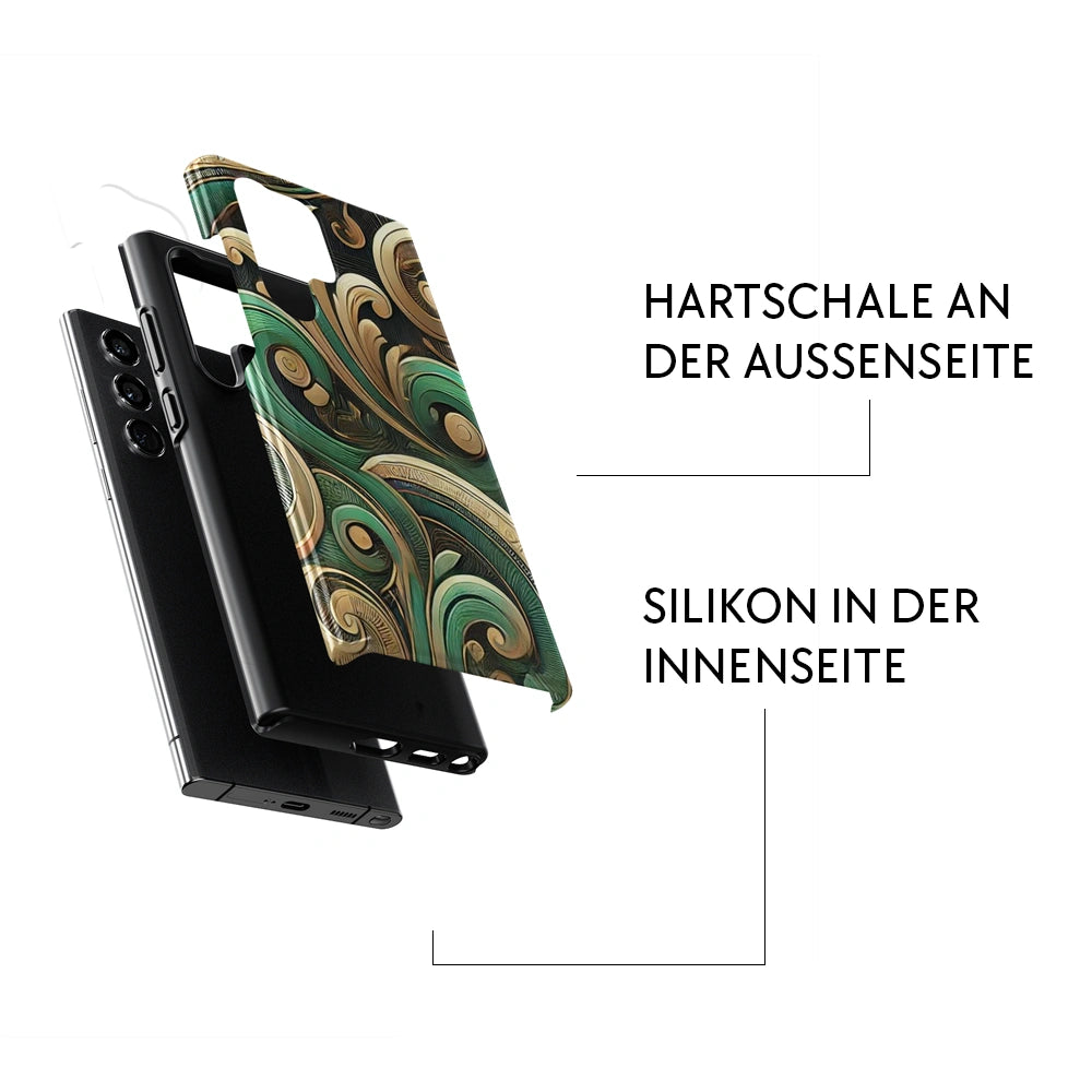 "Emerald Flourish" - Samsung Handyhülle