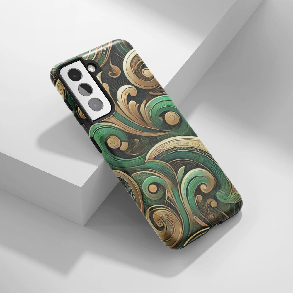 "Emerald Flourish" - Samsung Handyhülle