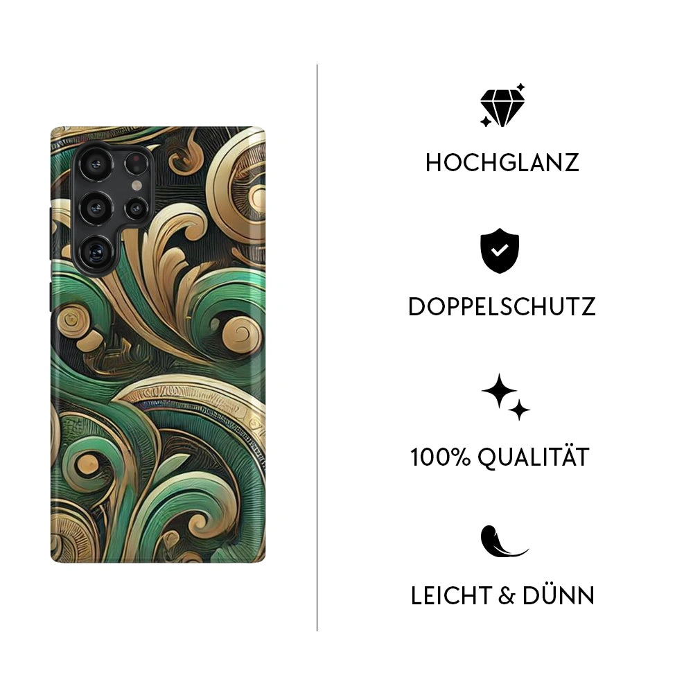 "Emerald Flourish" - Samsung Handyhülle