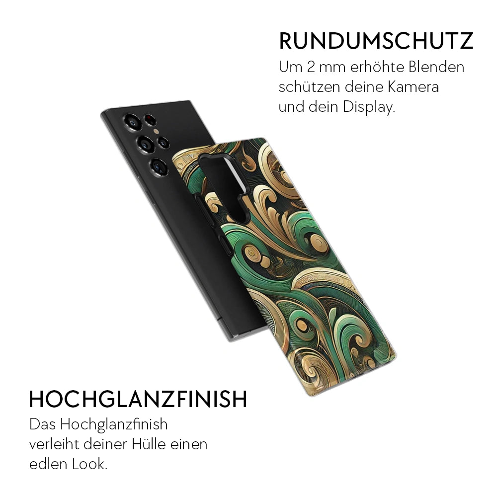 "Emerald Flourish" - Samsung Handyhülle