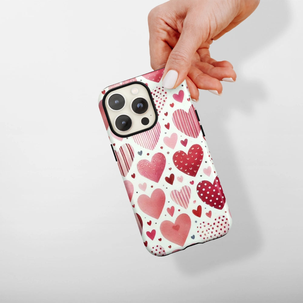 "Hearts" - iPhone Handyhülle