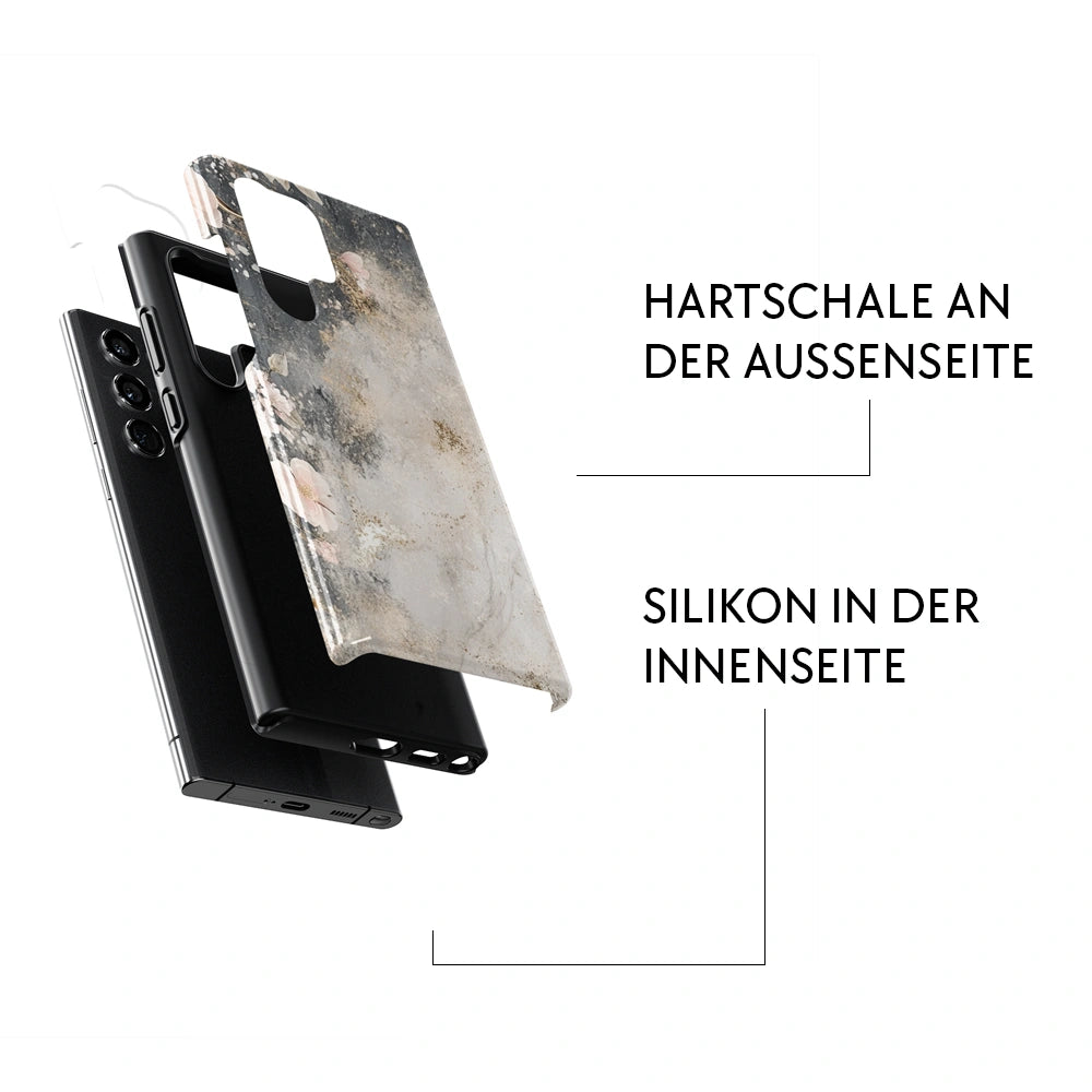 "Marble Blossom" - Samsung Handyhülle