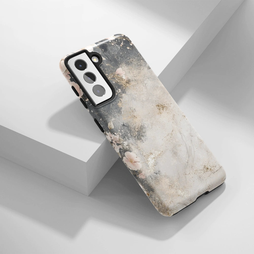 "Marble Blossom" - Samsung Handyhülle