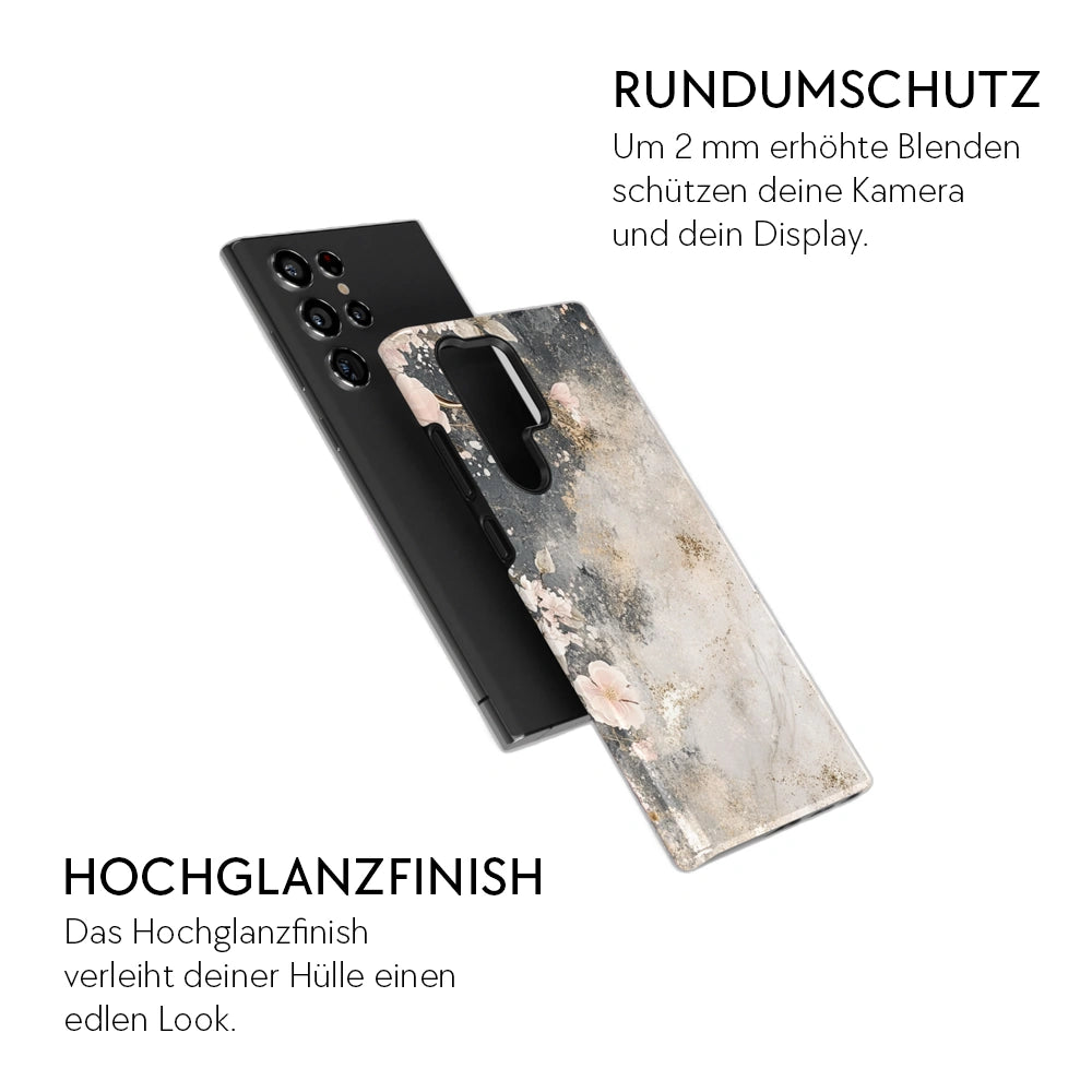 "Marble Blossom" - Samsung Handyhülle