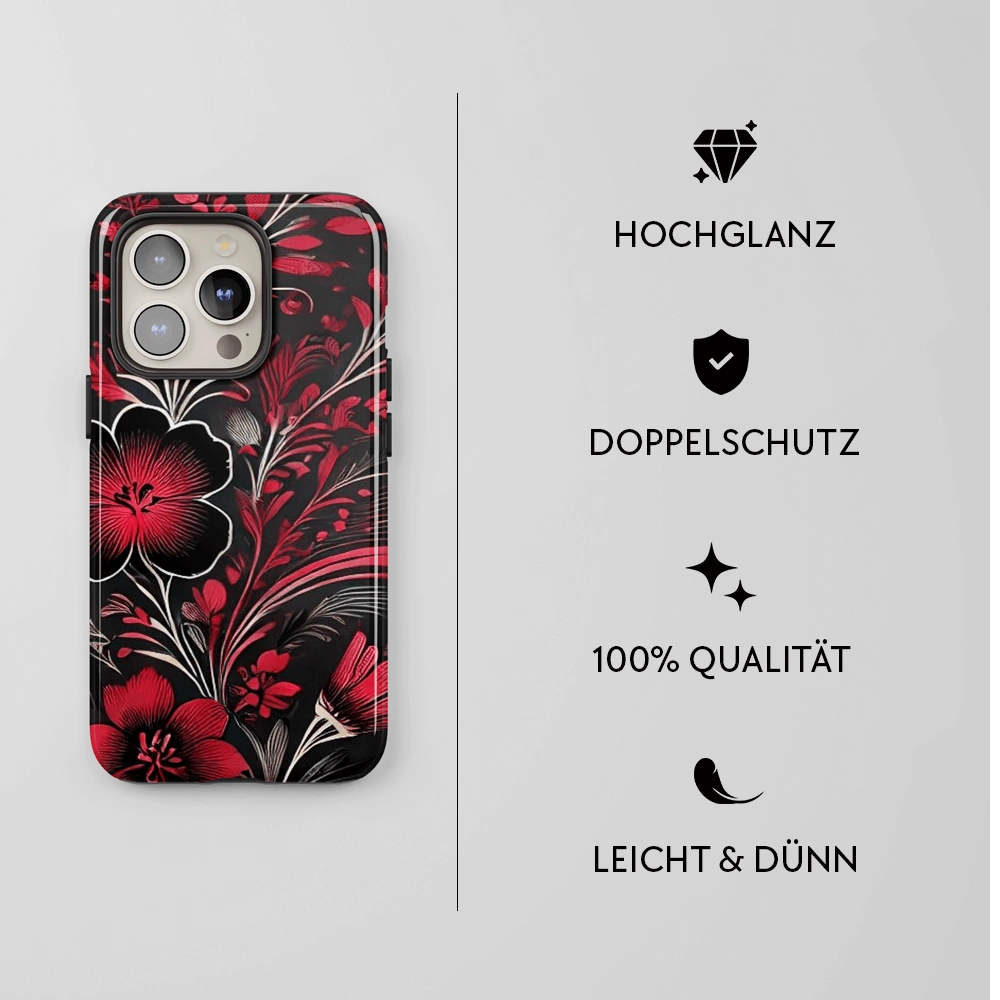 "Midnight Bloom" - iPhone Handyhülle