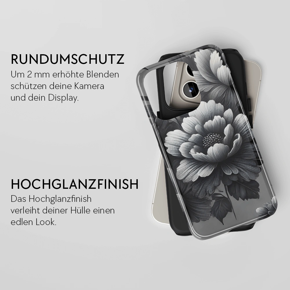 "Moonlit Florals" - iPhone Handyhülle