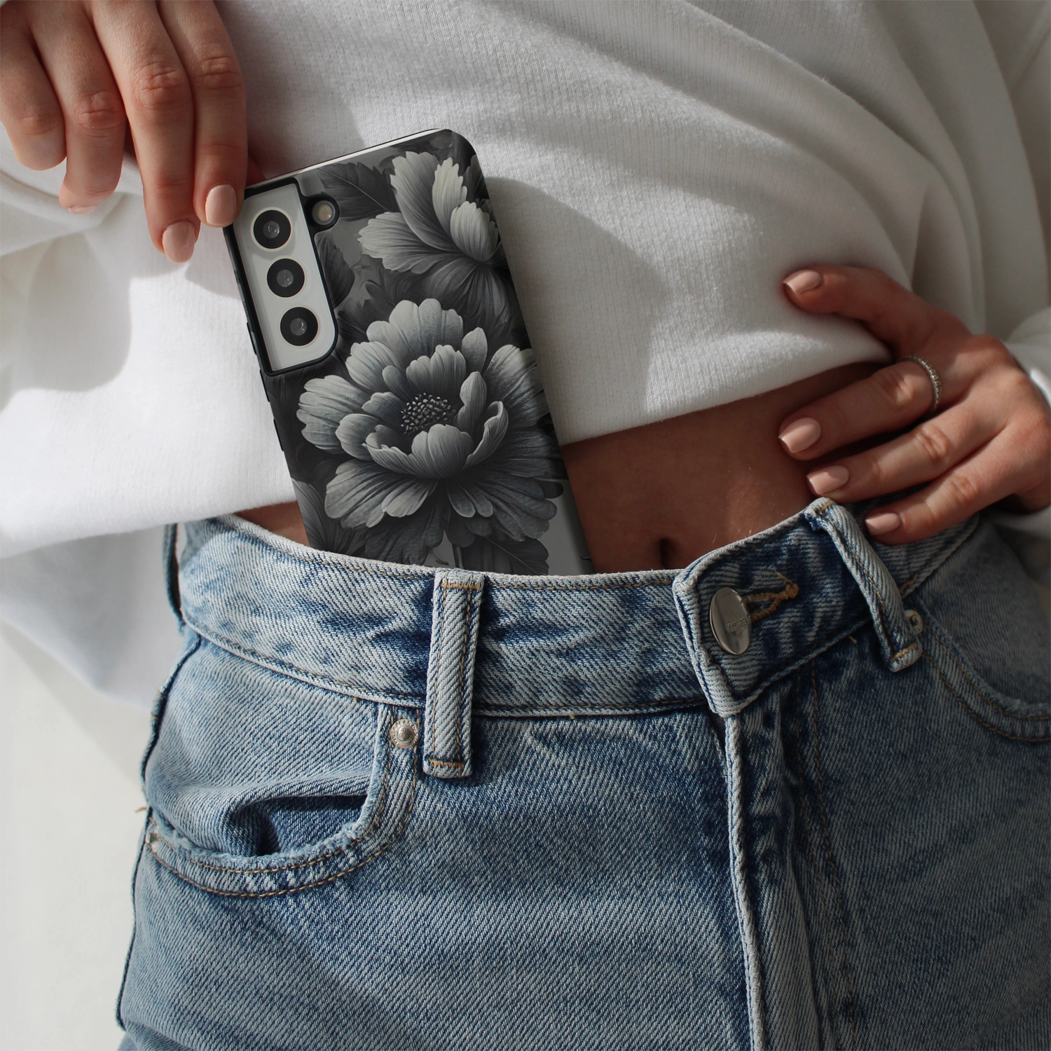 "Moonlit Florals" - Samsung Handyhülle