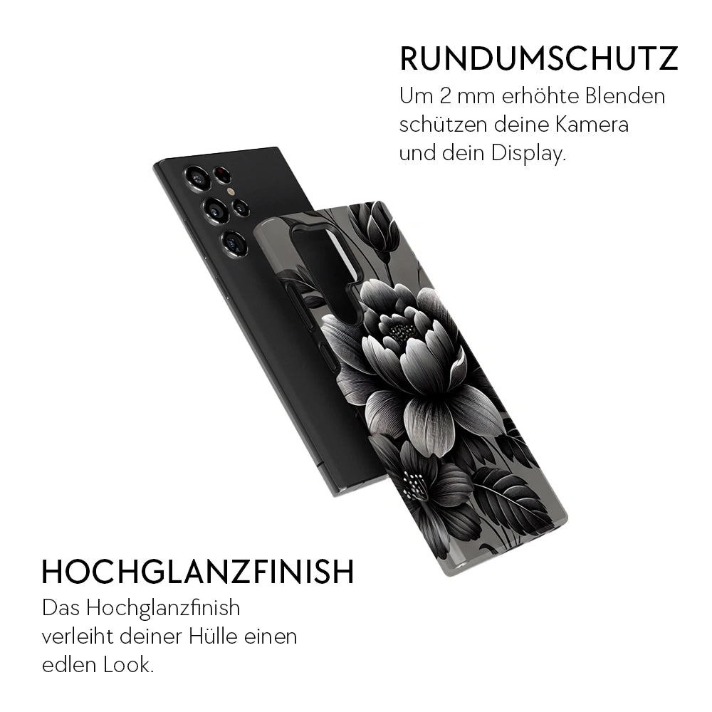 "Noir Blossom" - Samsung Handyhülle