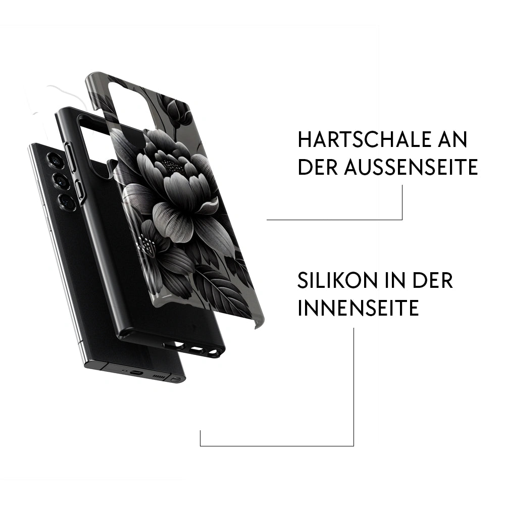 "Noir Blossom" - Samsung Handyhülle