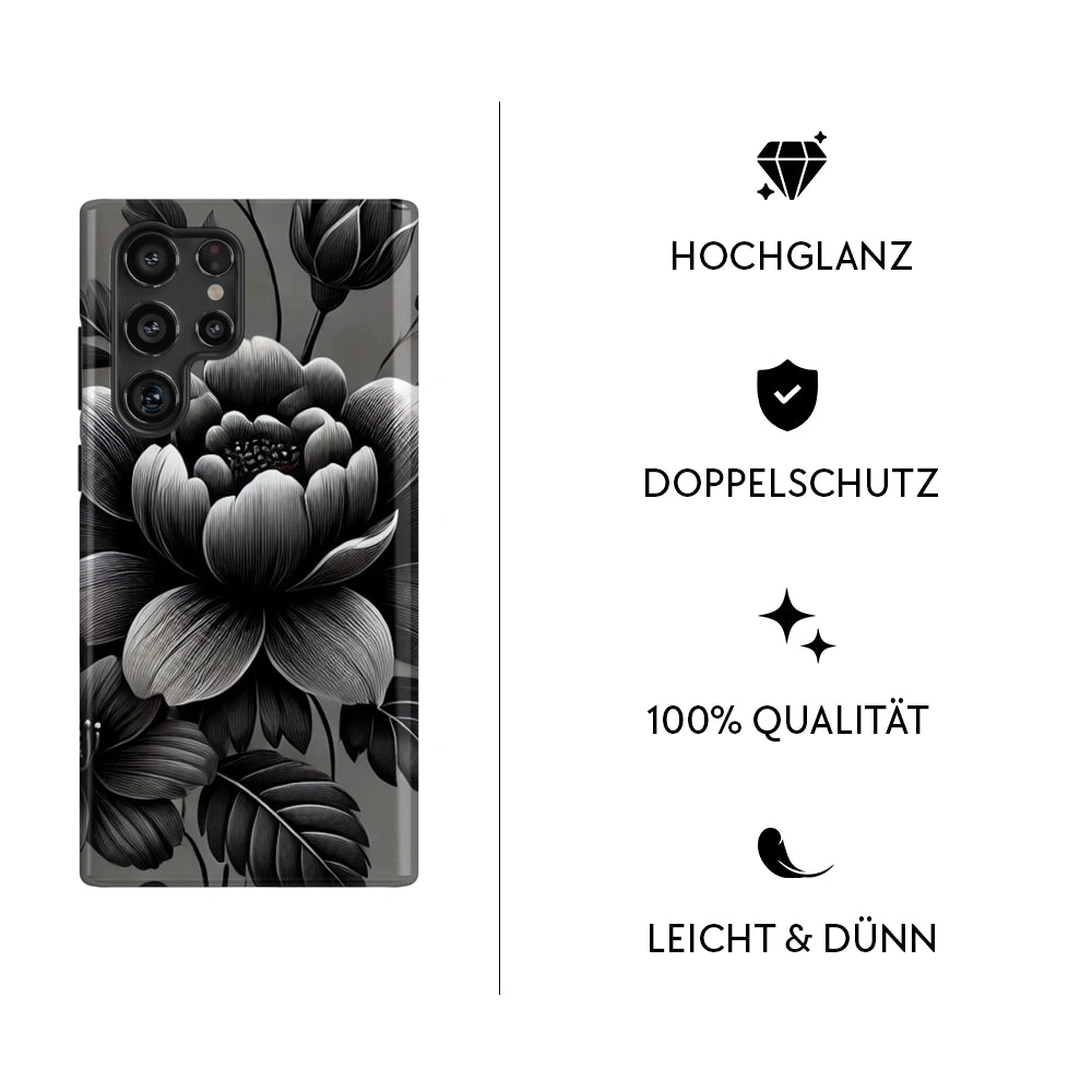 "Noir Blossom" - Samsung Handyhülle