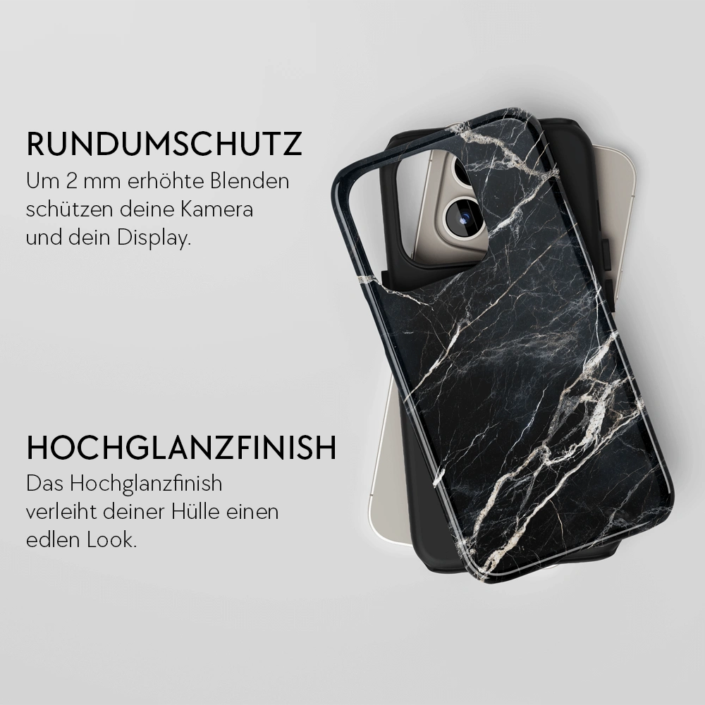 "Noir Luxe" - iPhone Handyhülle