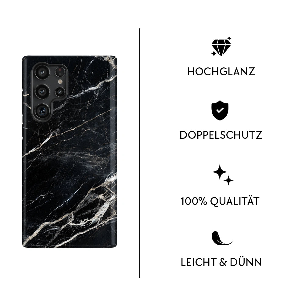"Noir Luxe" - Samsung Handyhülle