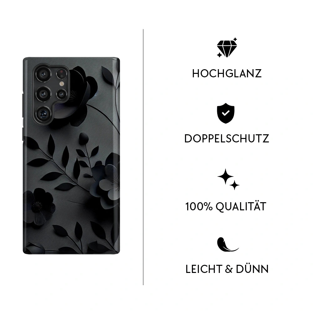 "Obsidian Florals" - Samsung Handyhülle