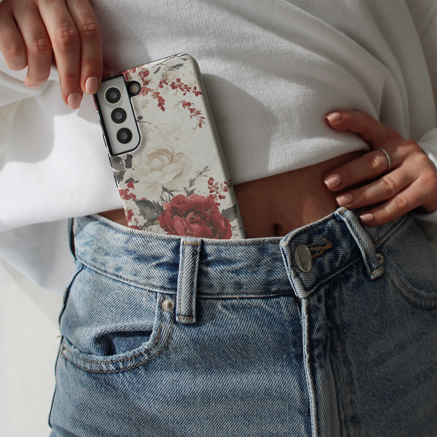 "Rose Marble" - Samsung Handyhülle