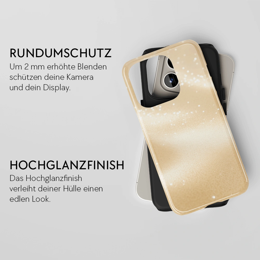 "Sparkling Gold" - iPhone Handyhülle