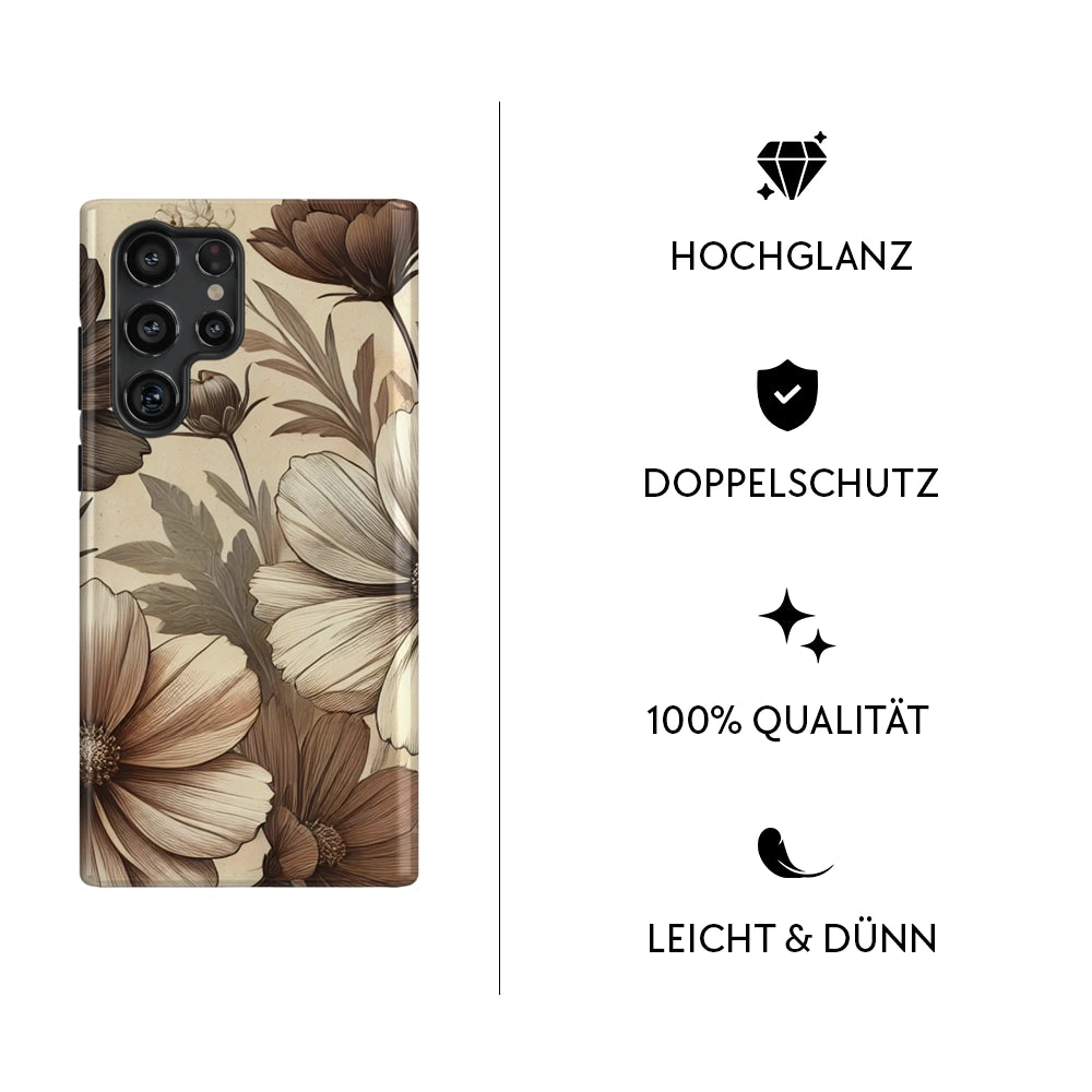 "Vintage Bloom" - Samsung Handyhülle