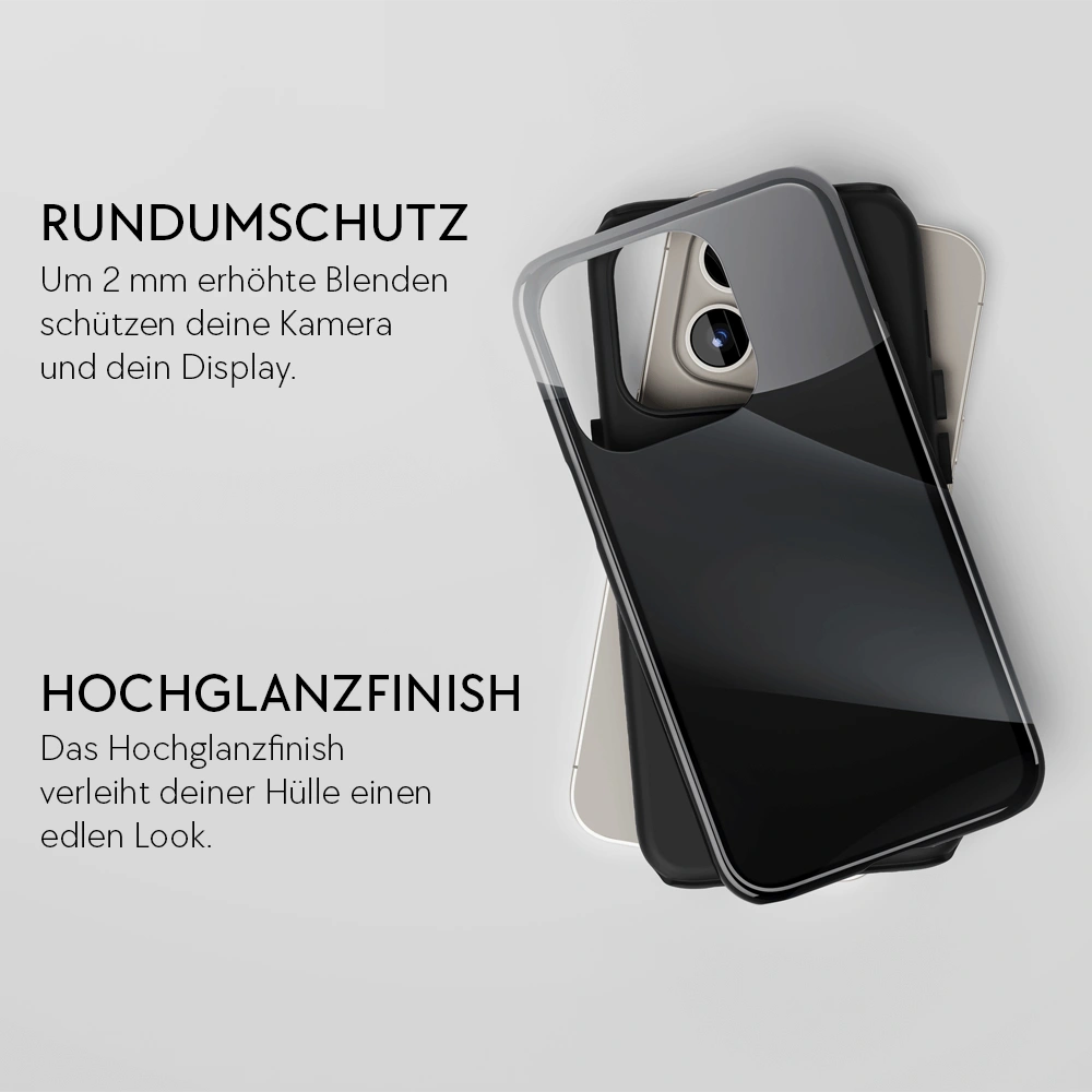 "Wavy Black" - iPhone Handyhülle
