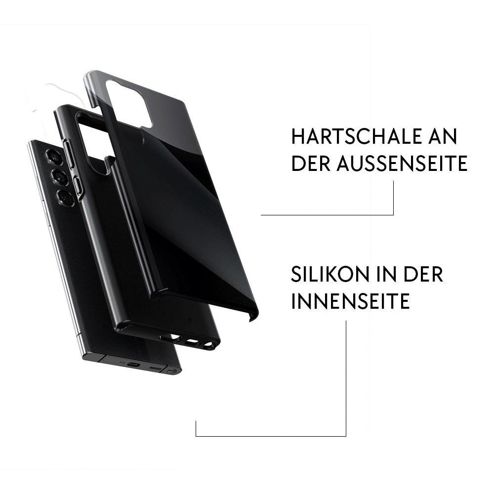 "Wavy Black" - Samsung Handyhülle