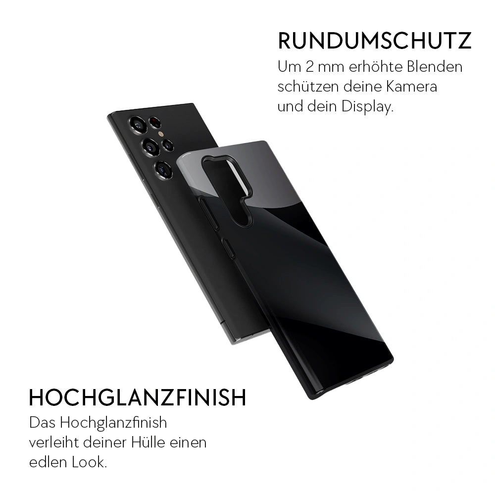 "Wavy Black" - Samsung Handyhülle