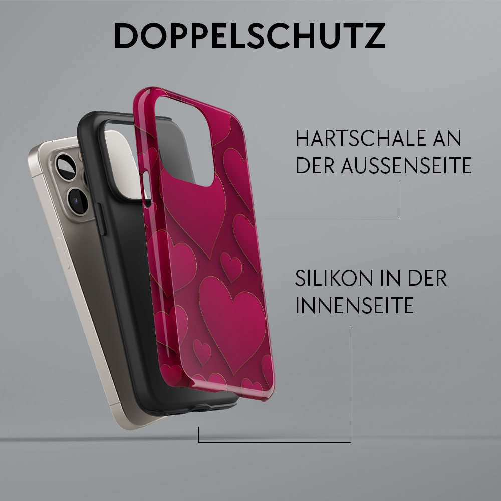 "Fuchsia Flame" - iPhone Handyhülle
