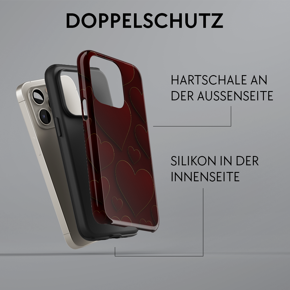 "Wine Hearted" - iPhone Handyhülle