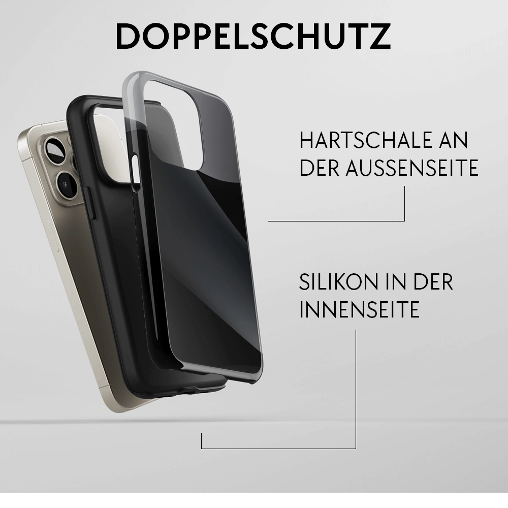 "Wavy Black" - iPhone Handyhülle
