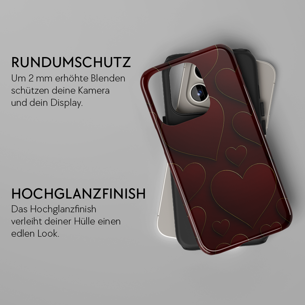 "Wine Hearted" - iPhone Handyhülle