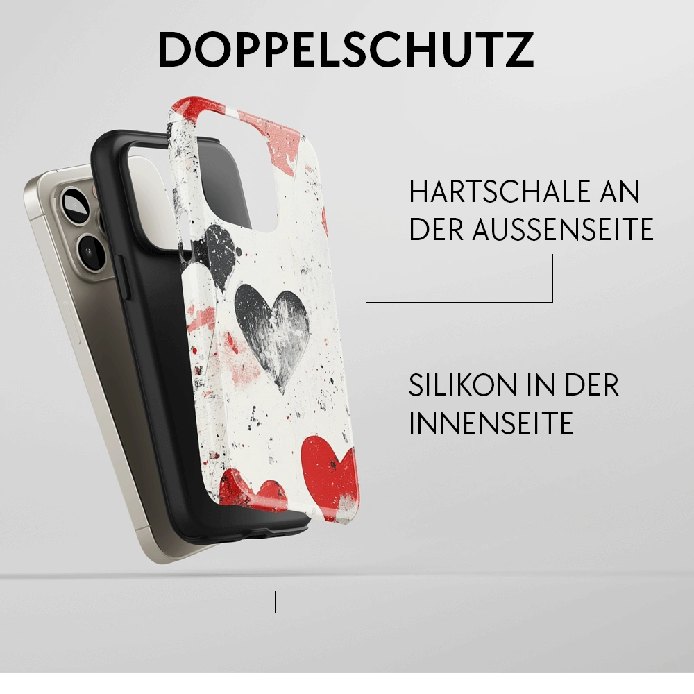 "Abstract Love" - iPhone Handyhülle