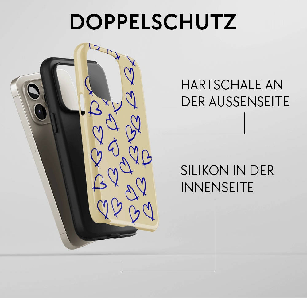 "Heart Doodle" - iPhone Handyhülle