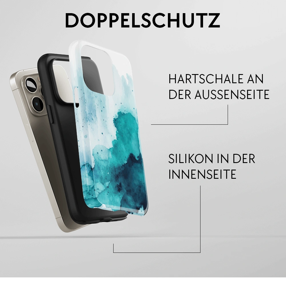 "Ocean Blue" - iPhone Handyhülle