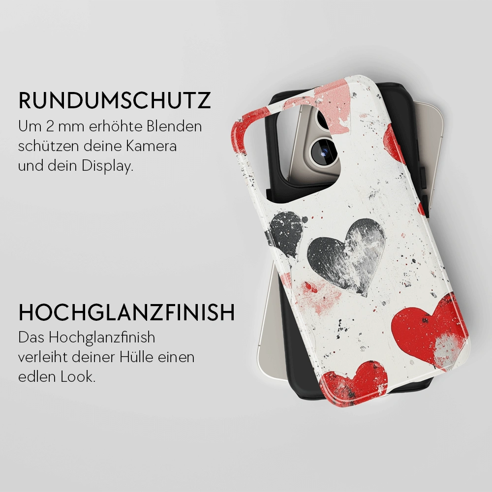 "Abstract Love" - iPhone Handyhülle