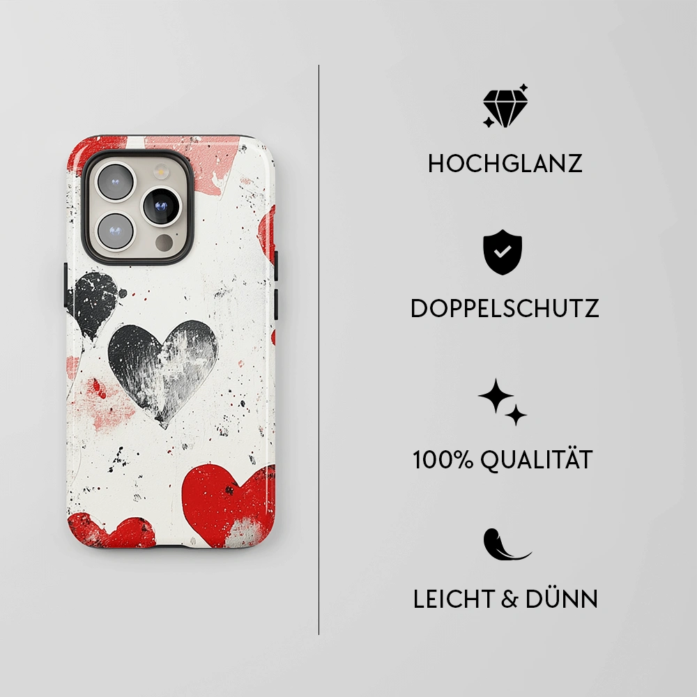 "Abstract Love" - iPhone Handyhülle