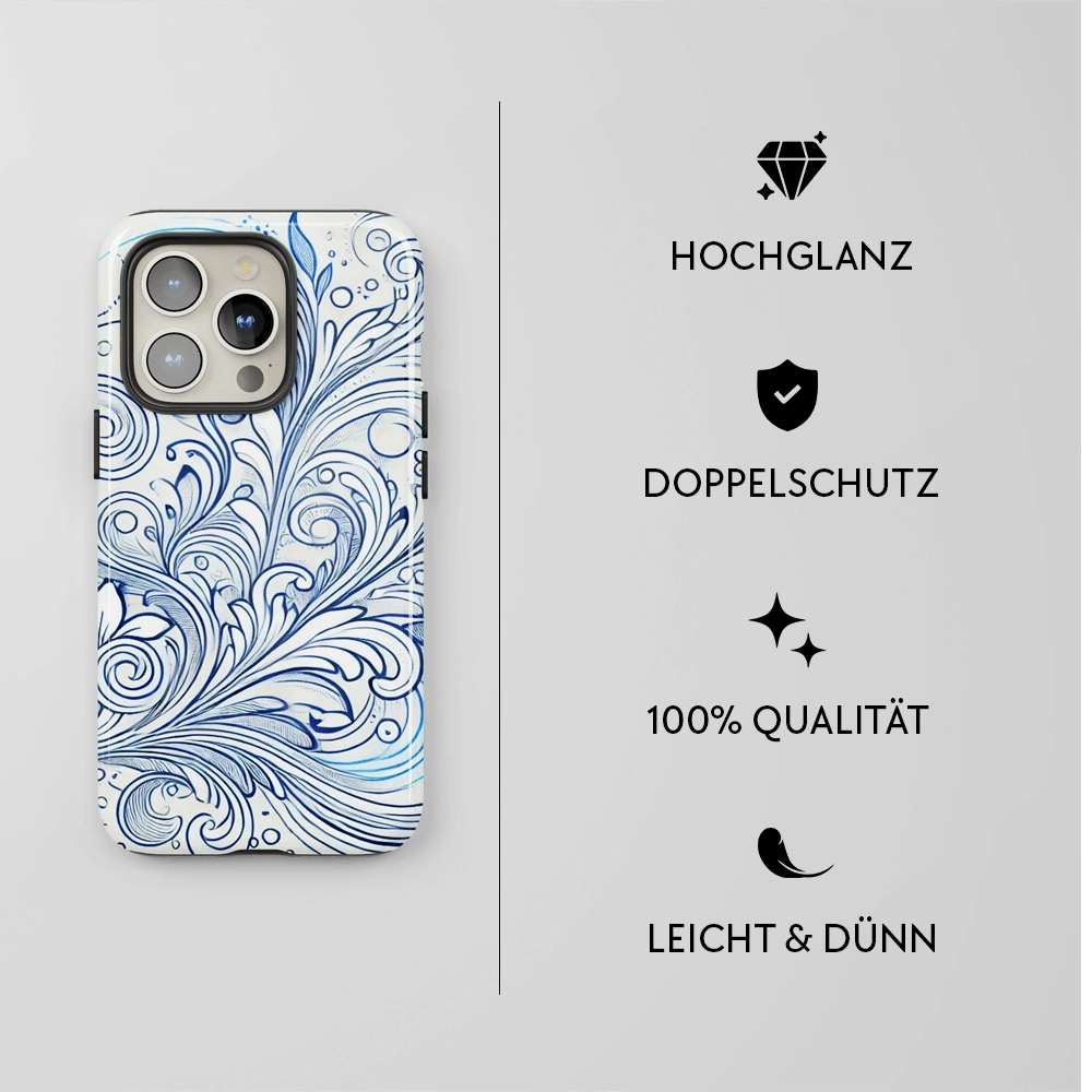 "Azure Whirlwind" - iPhone Handyhülle