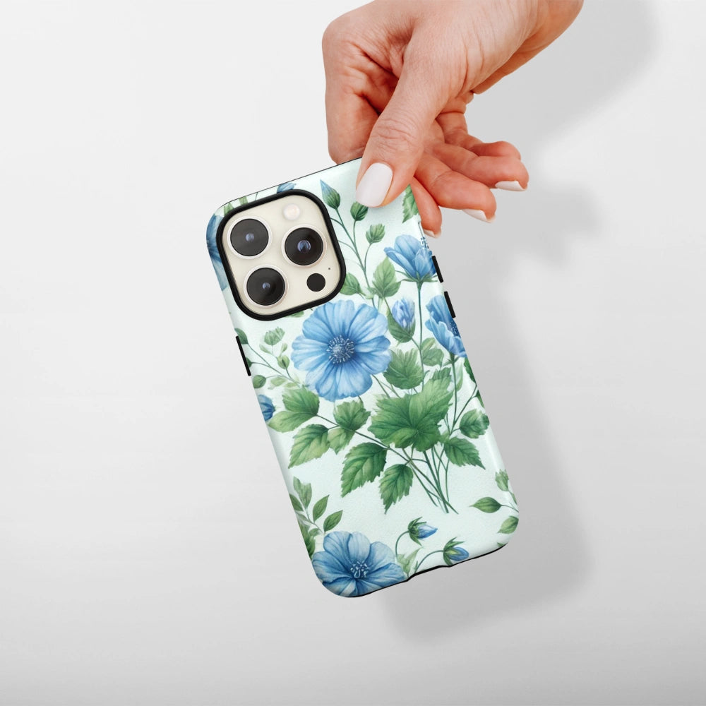 "Blue Blossom" - iPhone Handyhülle
