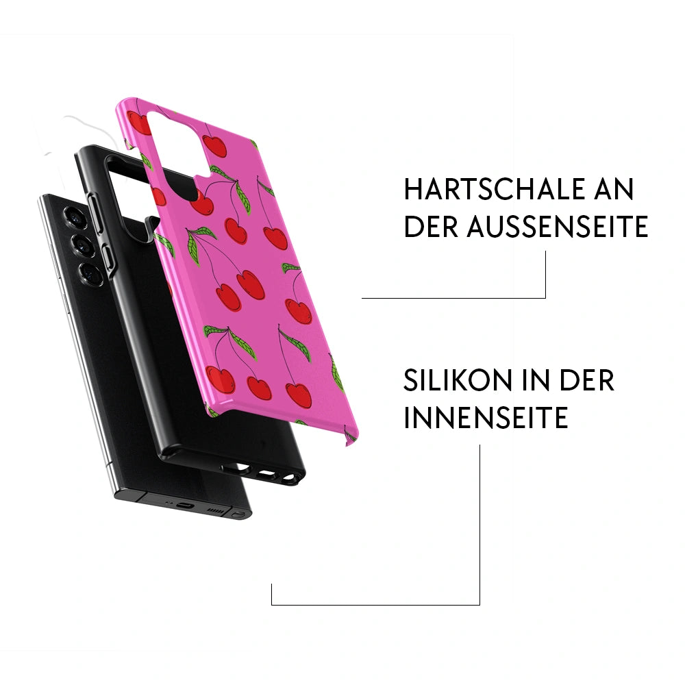 "Cherries Pink" - Samsung Handyhülle