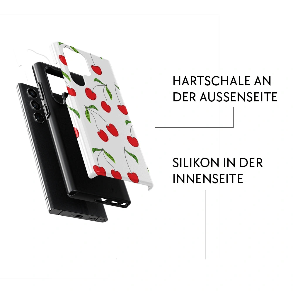 "Cherries White" - Samsung Handyhülle