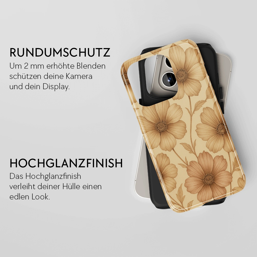 "Cream Blossom" - iPhone Handyhülle