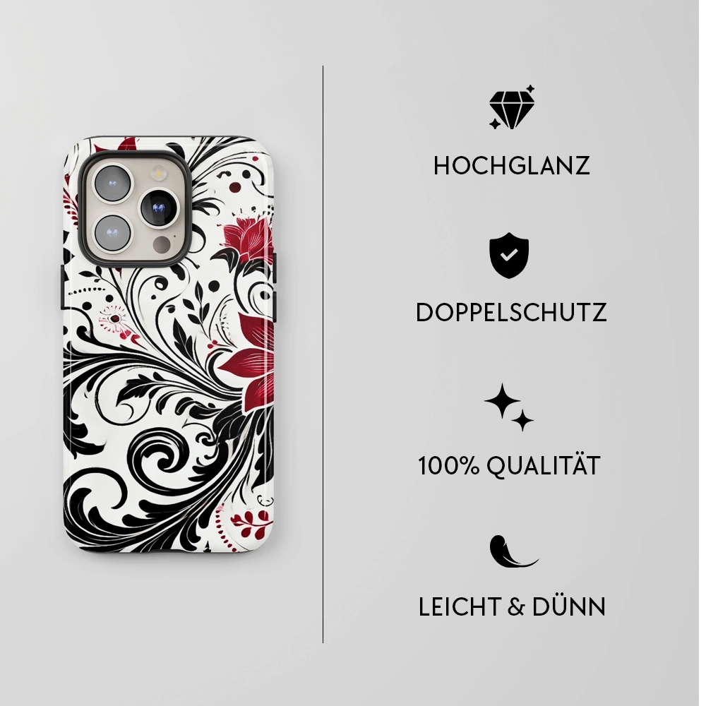 "Floral Passion" - iPhone Handyhülle